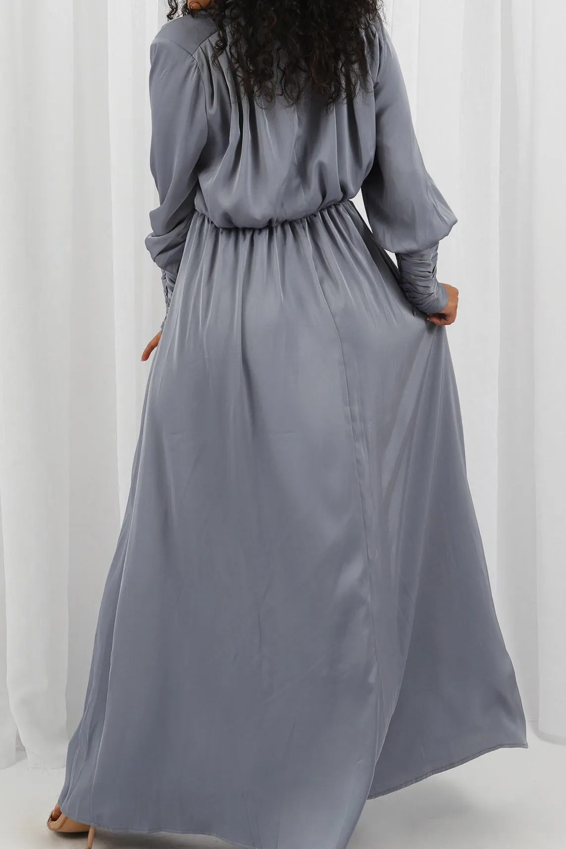 Azaria Satin Detailed Dress