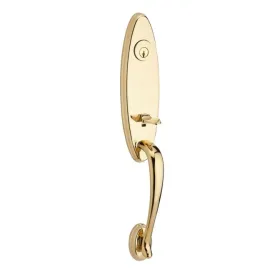 Baldwin Reserve Chesapeake Handleset Traditional Knob and Traditional Arch Rose