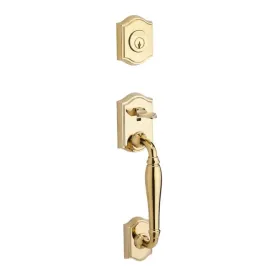 Baldwin Reserve Westcliff Handleset Traditional Knob and Traditional Round Rose