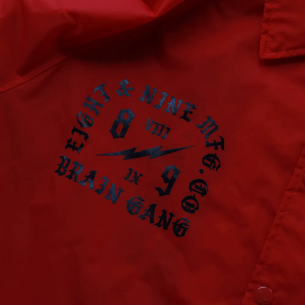 Brain Gang 4 Eva Coaches Jacket Red