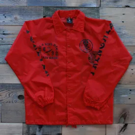 Brain Gang 4 Eva Coaches Jacket Red