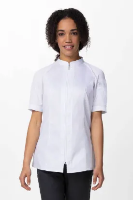 Chef Works Womans Arcadia Chef Jacket- White