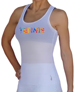 Clear Mesh Tennis Art Tank