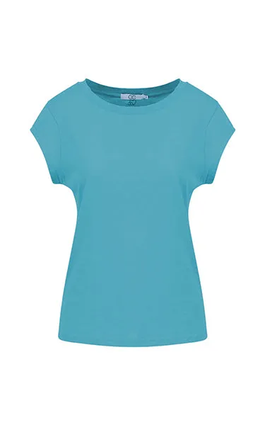 Coster Copenhagen CC Heart T Shirt Aqua