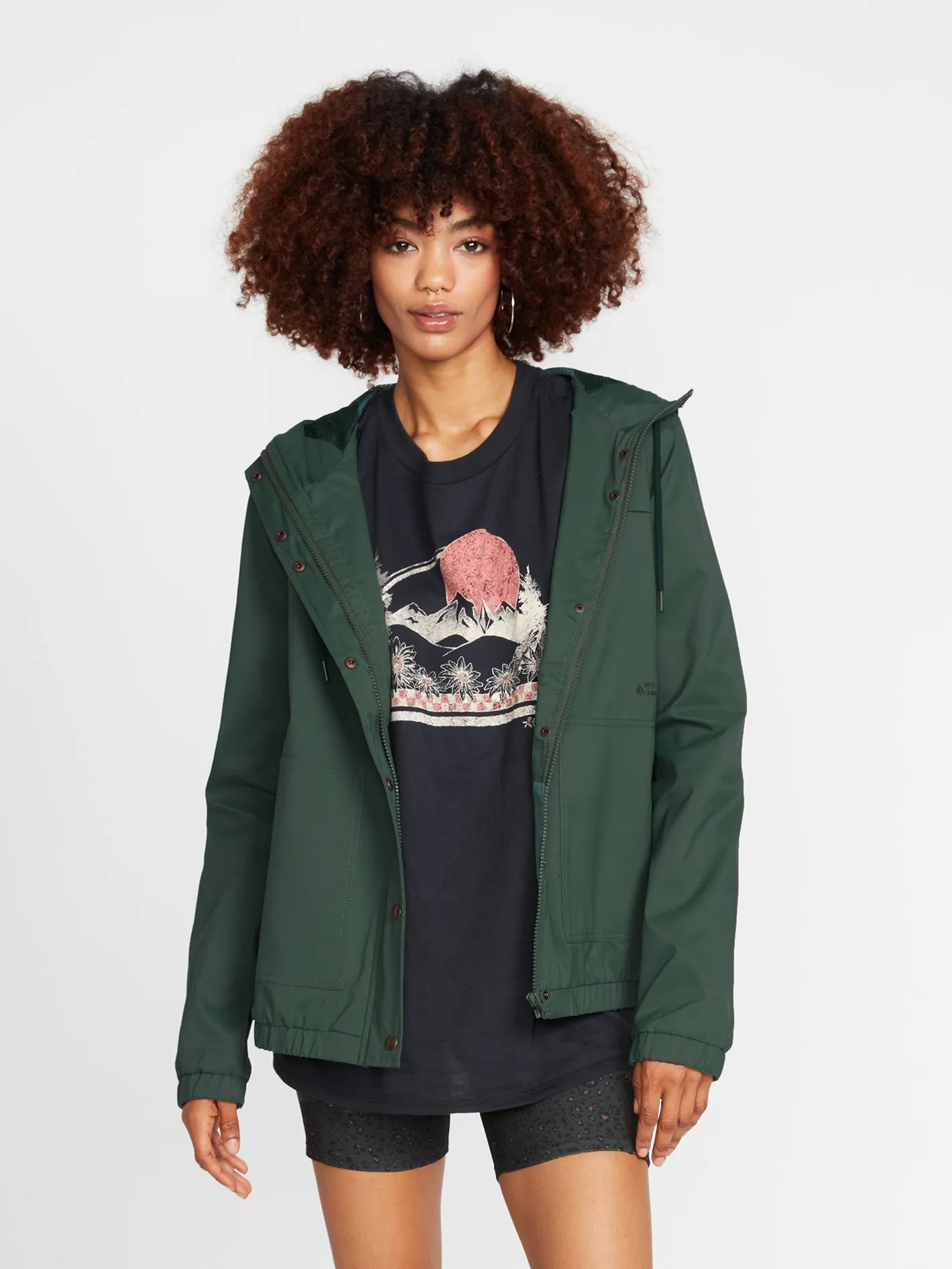 Enemy Stone Windbreaker - Dark Pine