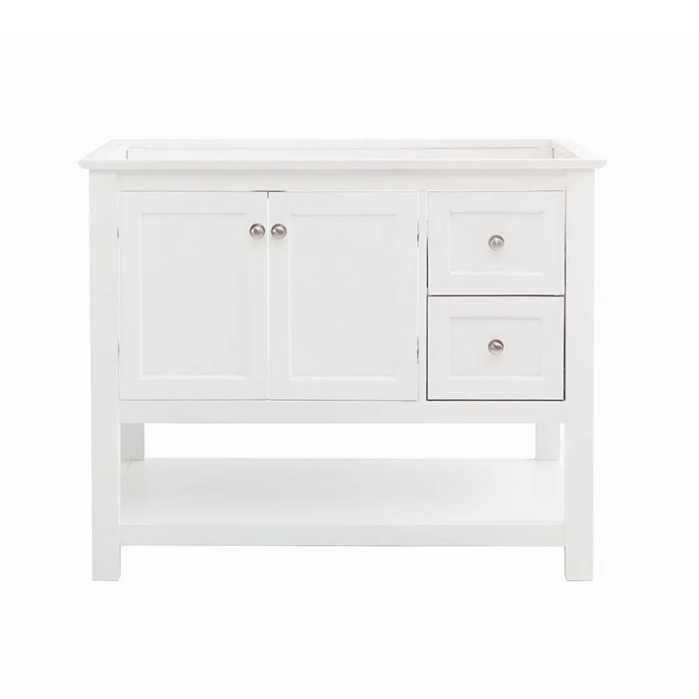 Fresca FCB2340WH Manchester 42" White Traditional Bathroom Cabinet