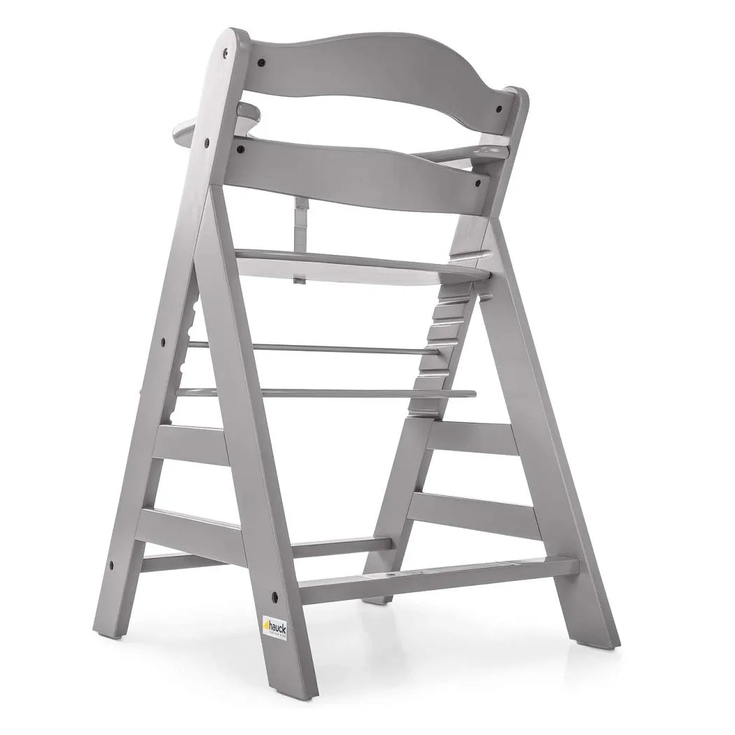 Hauck Alpha B Wooden Highchair (Grey)