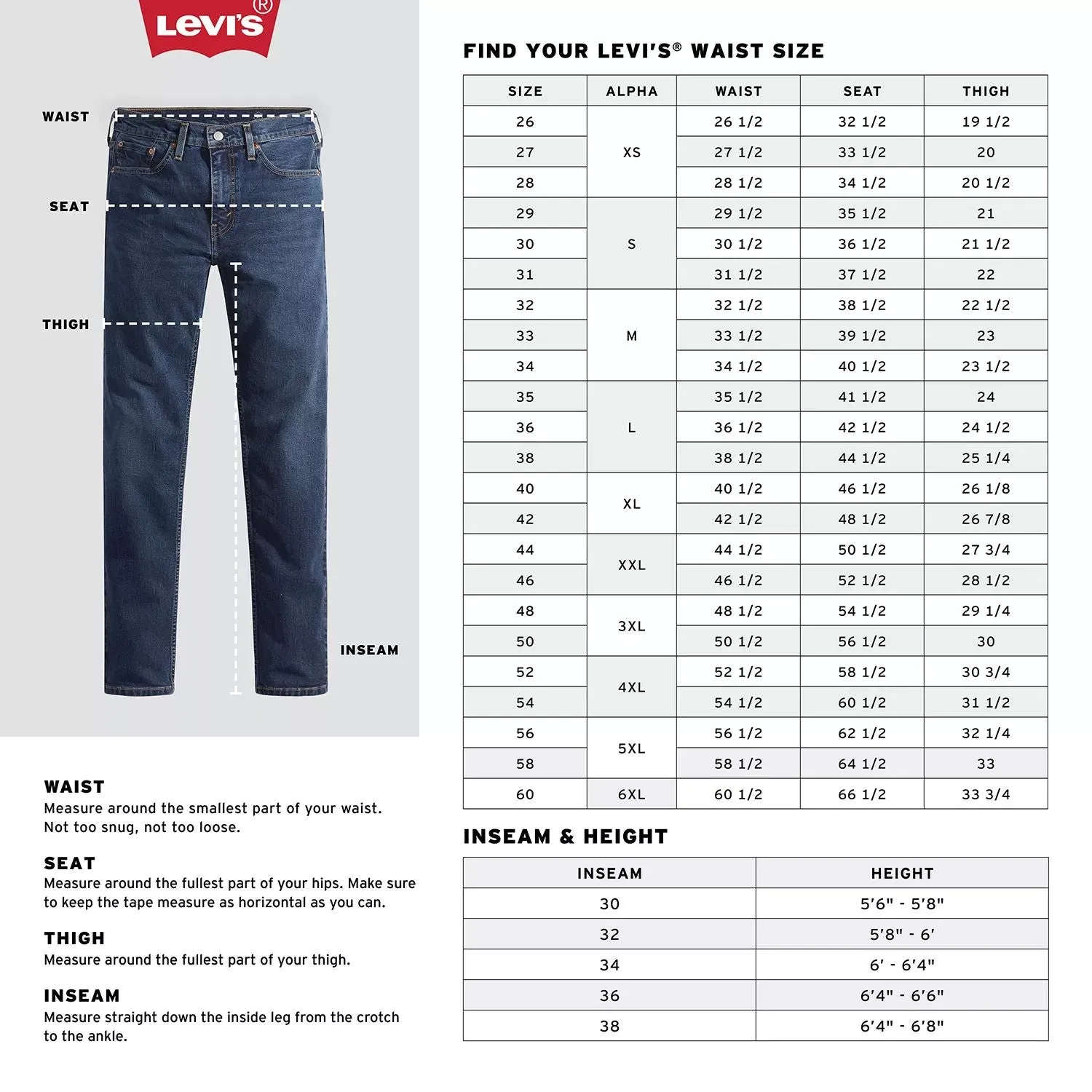 Levi's Big & Tall 505 Regular Fit Jeans