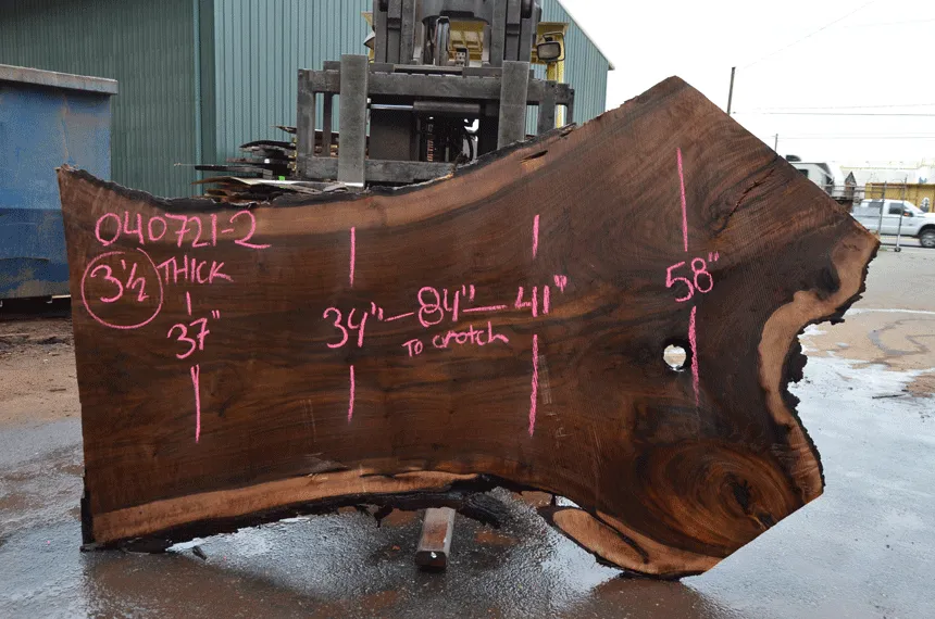 Oregon Black Walnut Slab 040721-02