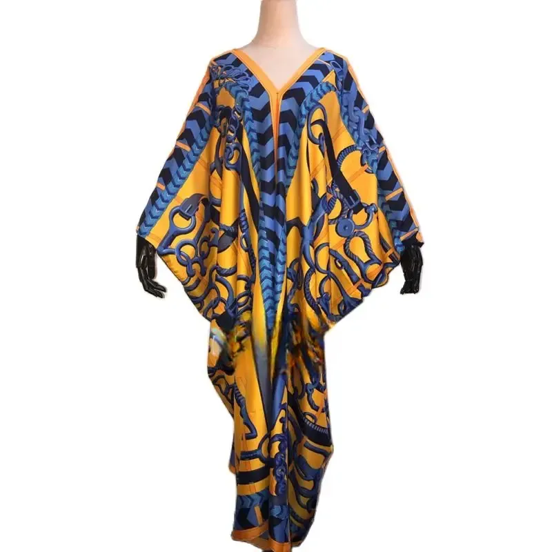 Pre Order: Elegant Vibrant Kaftan Dress - WINI