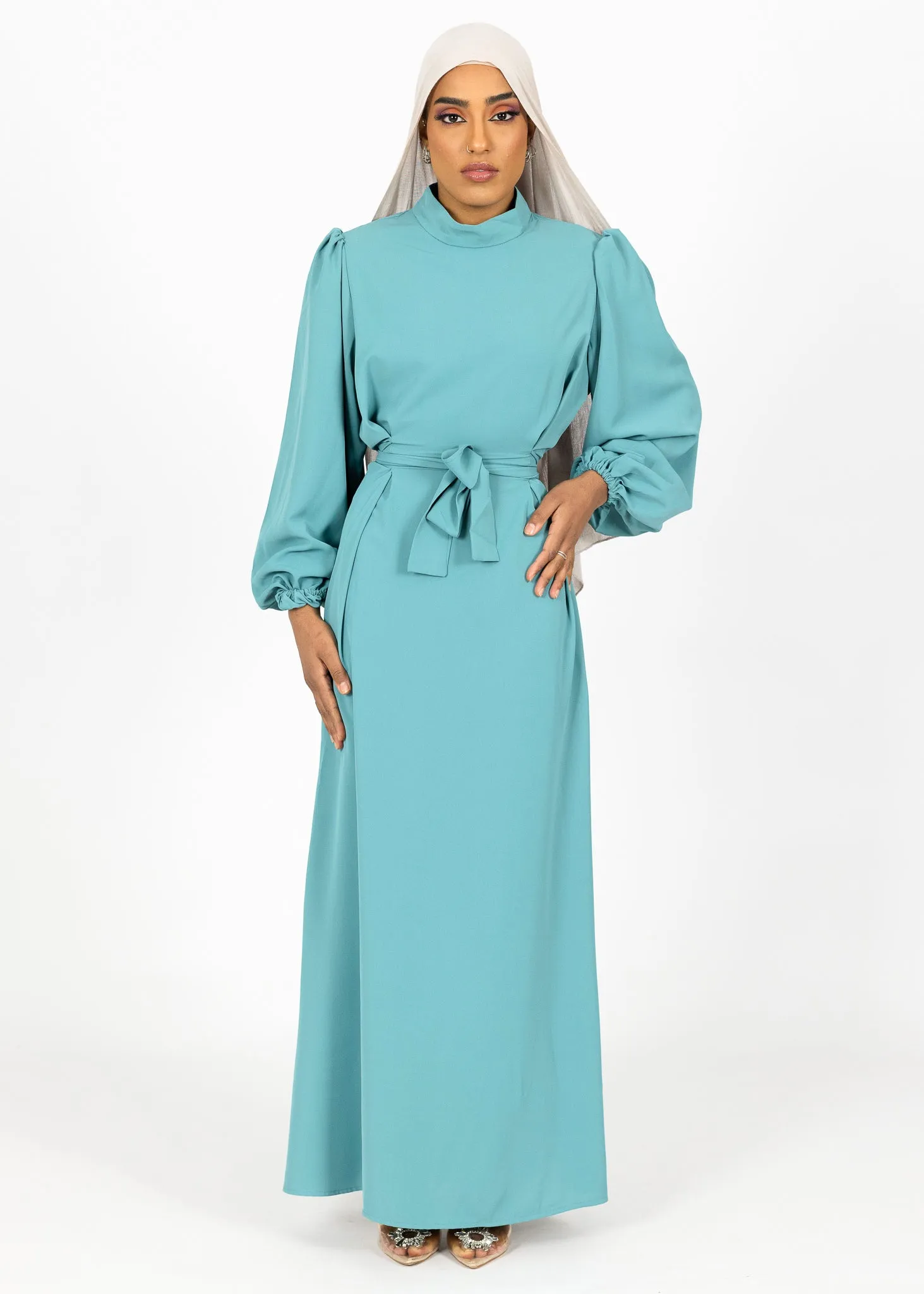 Ratana Tie Waist Maxi Dress