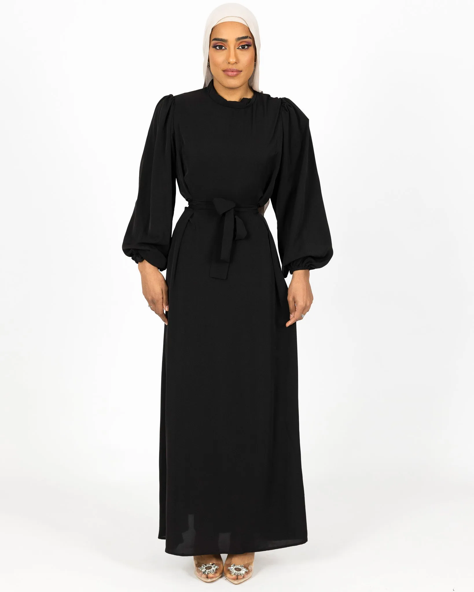 Ratana Tie Waist Maxi Dress