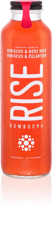 Rise Kombucha - Hibiscus And Rose Hips (1L)