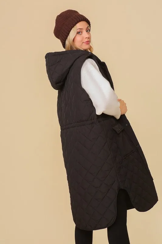 TEEK - Oversized Quilted Midi Jacket