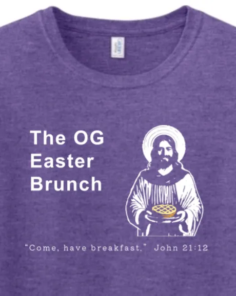 The OG Easter Brunch - John 21:12 Adult T-Shirt