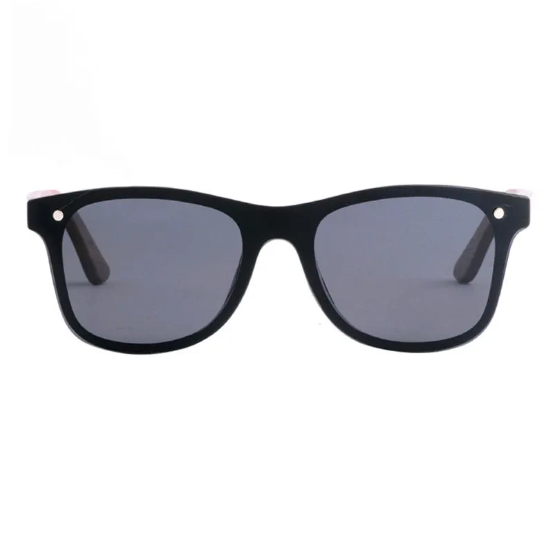 Trendy Girls Retro Wood Sunglasses