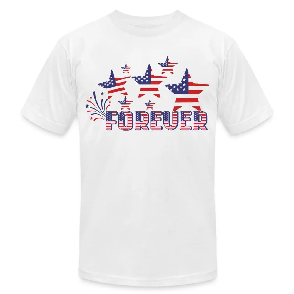 Uniquely You Stars and Stripes T-Shirt / 4th of July / American Flag / USA Forever Tees - 64841