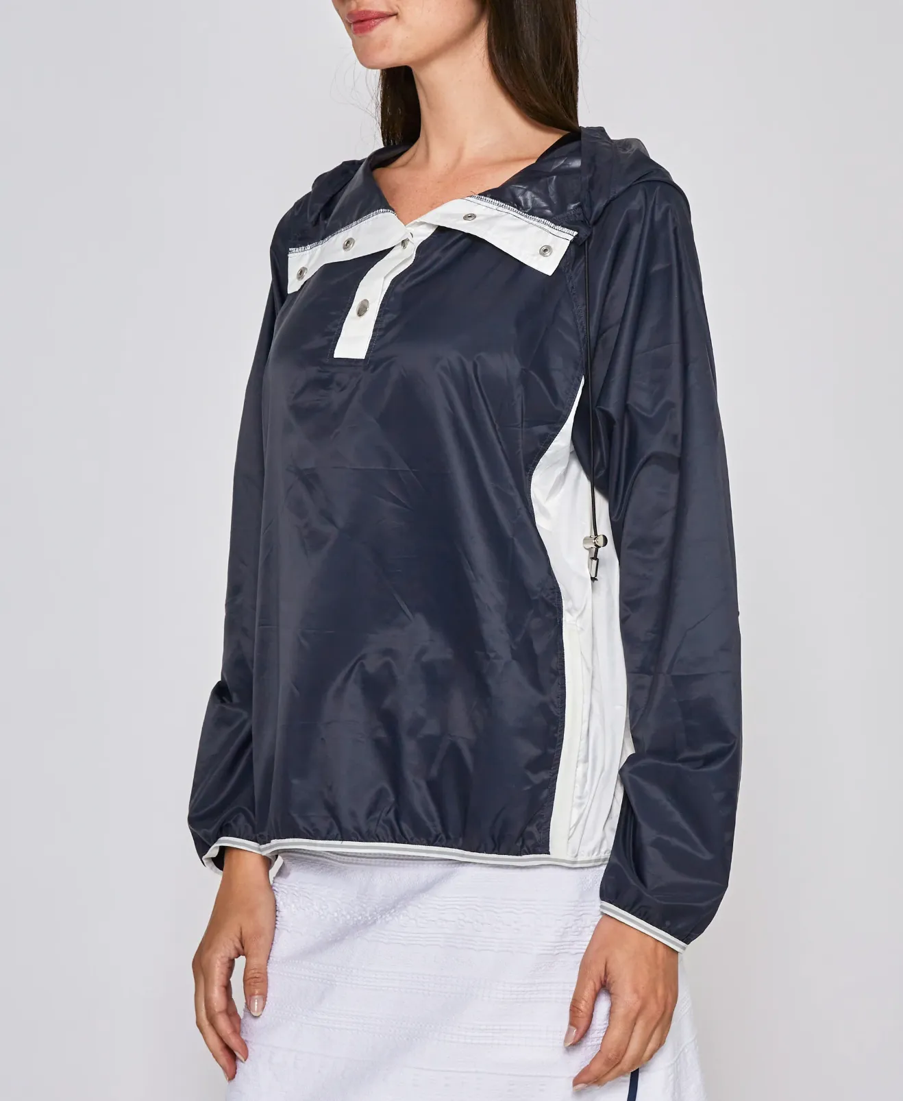 Windbreaker , Navy W/ White Trim