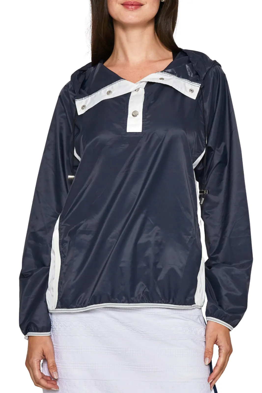 Windbreaker , Navy W/ White Trim