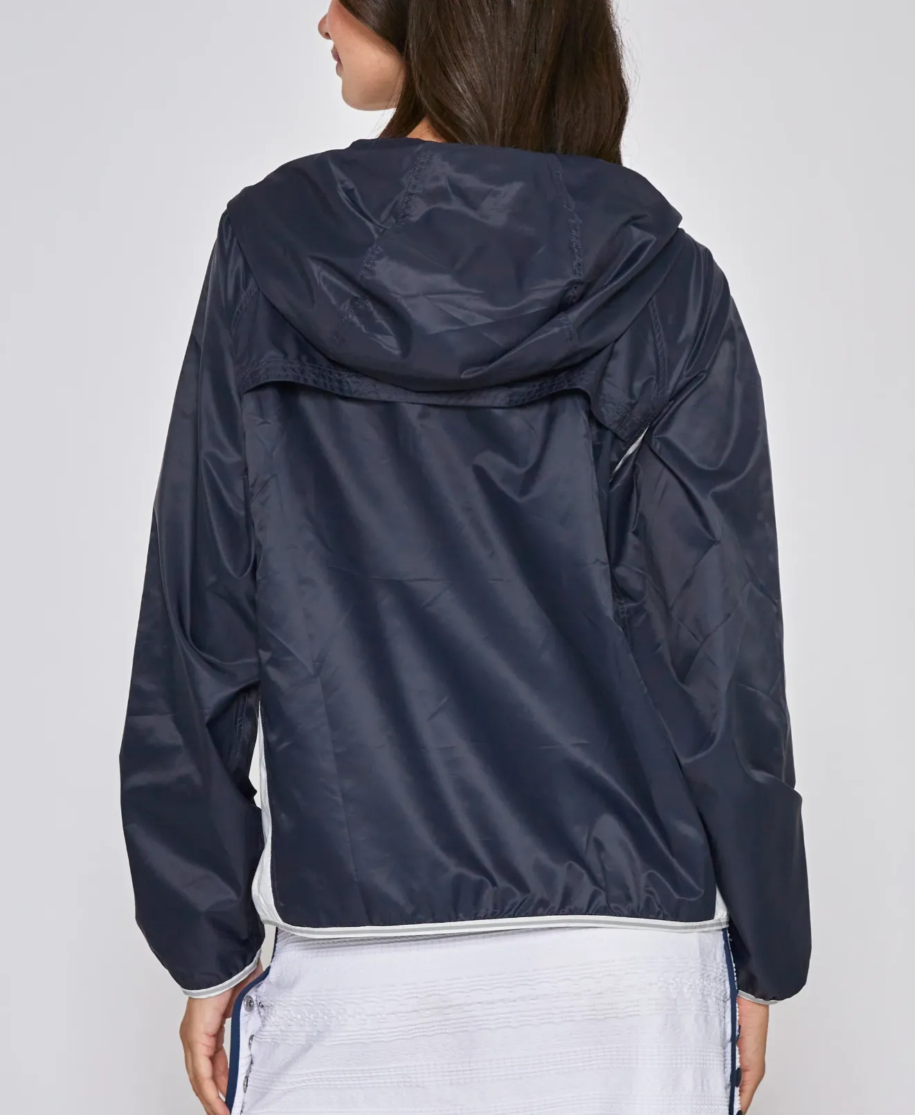 Windbreaker , Navy W/ White Trim