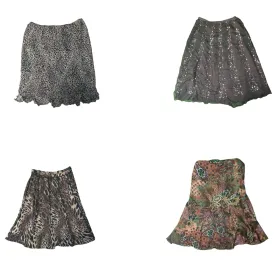 Y2K Earth Tone Poly skirts